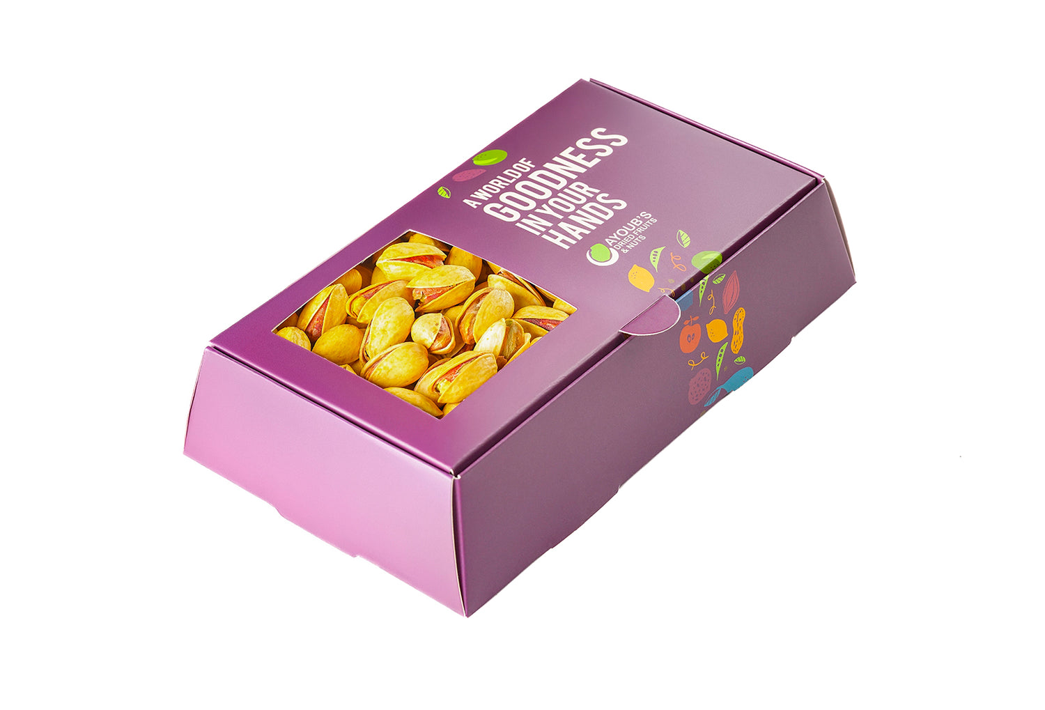 Ayoubs Mini Gift Box - Premium Pistachios - Lime & Saffron