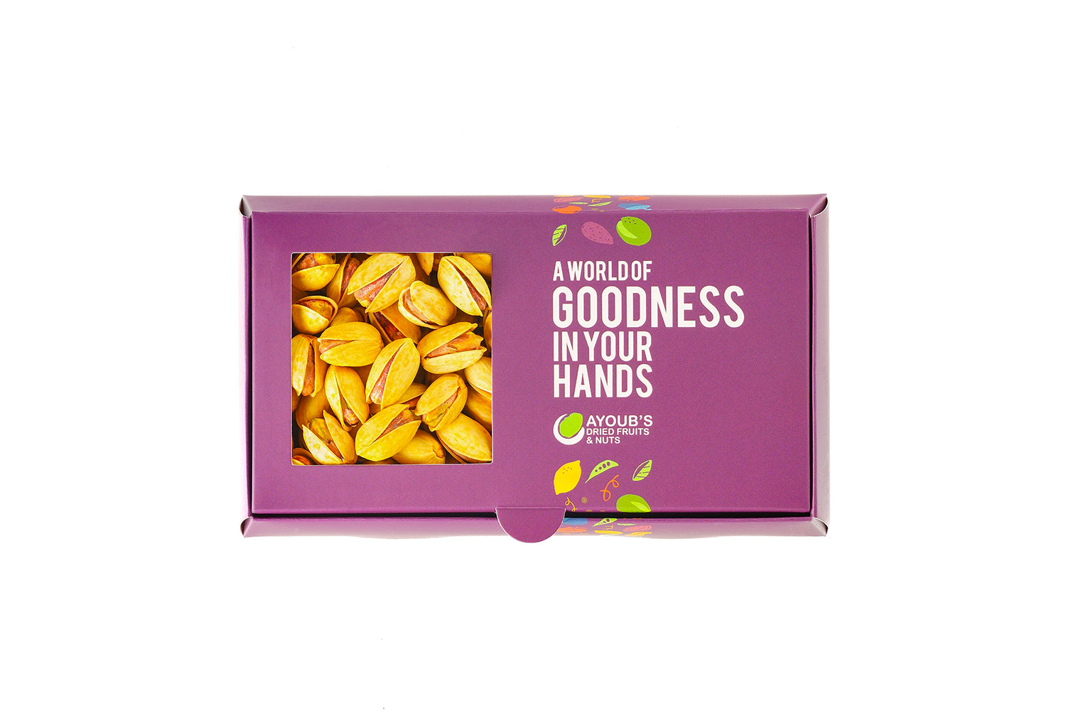 Ayoubs Mini Gift Box - Premium Pistachios - Lime & Saffron