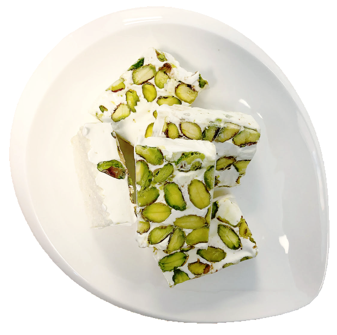 Nougat with pistachio and rosewater