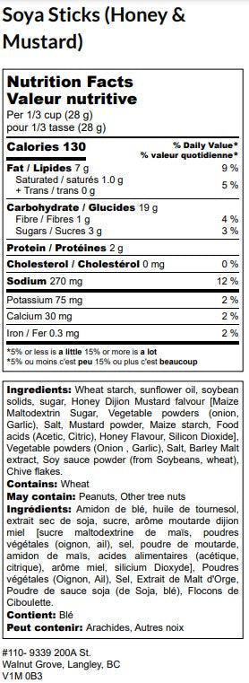 Soya Sticks - Honey Mustard
