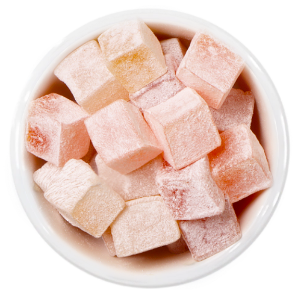 Turkish Delight Cubes - Mix - Lemon, Orange, Cherry & Rose